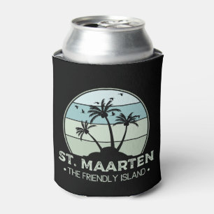 St. Maarten Het vriendelijke eiland retro Sint Mar Blikjeskoeler