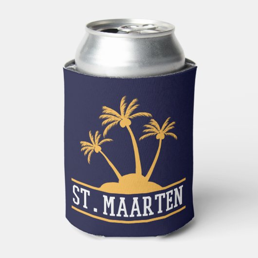 St. Maarten Het vriendelijke eiland Sint Martin Blikjeskoeler (Blikje Voorkant)