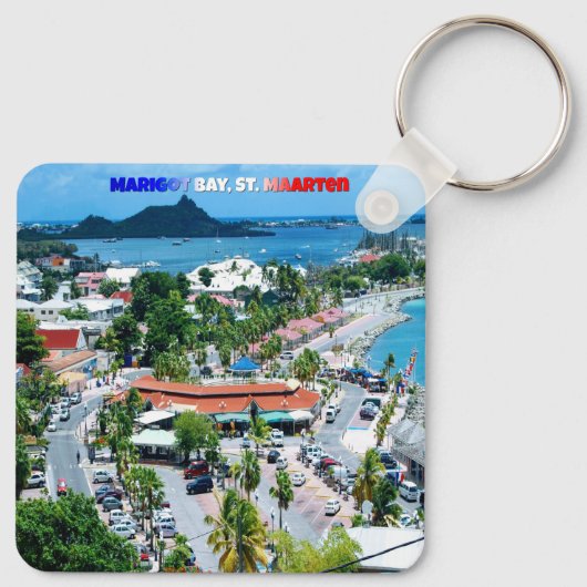 St. Maarten - Marigot Bay Sleutelhanger (Achterkant)