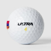 St. Maarten Retro Caribbean  Island Plane Golfballen (Logo)