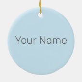 St. Maarten Retro Caribbean  Island Plane Keramisch Ornament (Achterkant)