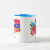 St. Maarten Retro Caribbean  Island Plane Mok (Midden)