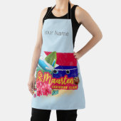 St. Maarten Retro Caribbean  Island Plane Schort (Insitu)