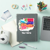 St. Maarten Retro Caribbean  Island Plane Sticker (iPad Cover)