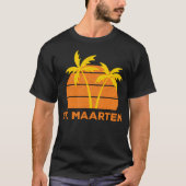 St. Maarten Retro T-shirt (Voorkant)