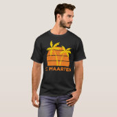 St. Maarten Retro T-shirt (Voorkant volledig)