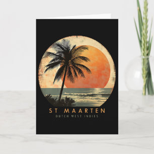 St. Maarten Smx Strand Surfen Reizen St. Martin Va Kaart