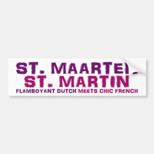 St. Maarten/St. Martin Bumpersticker