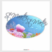 St. Maarten - St. Martin-decal Sticker (Vel)