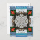 St. Maarten - St. Martin Kaleidoscope Briefkaart (Voorkant / Achterkant)