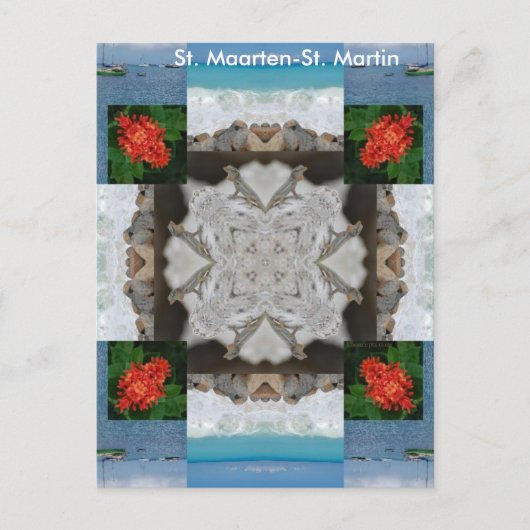 St. Maarten - St. Martin Kaleidoscope Briefkaart (Voorkant)