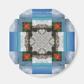 St. Maarten - St. Martin Kaleidoscope Magneet (Voorkant)