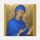 St Macrina de jongere orthodoxe icoon magneet (Voorkant)