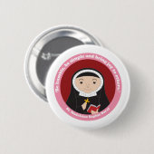 St. Madeleine Sophie Barat Ronde Button 5,7 Cm (Voorkant /achterkant)
