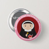 St. Madeleine Sophie Barat Ronde Button 5,7 Cm (Voorkant /achterkant)