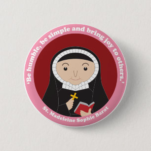 St. Madeleine Sophie Barat Ronde Button 5,7 Cm