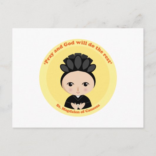 St. Magdalen Canossa Briefkaart (Voorkant)