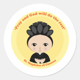St. Magdalen Canossa Ronde Sticker