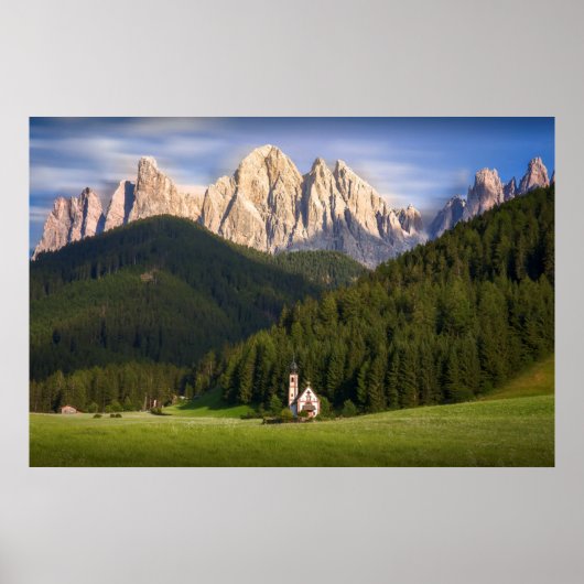 St. Magdalena | Val di Funes Poster (Voorkant)