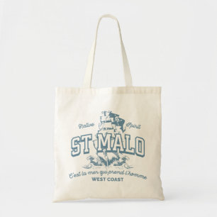 St. Malo, het is de zee die de mens neemt. Tote Bag