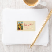 St. Margaret met Dragon en reurrection Banner Etiket (Insitu)