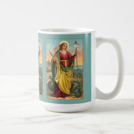 St. Margaret met Dragon en reurrection Banner Koffiemok