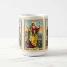 St. Margaret met Dragon en reurrection Banner
