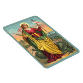 St. Margaret met Dragon en reurrection Banner Magneet (Rechterzijde)