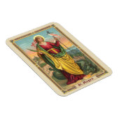 St. Margaret met Dragon en reurrection Banner Magneet (Rechterzijde)