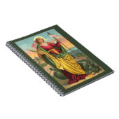 St. Margaret met Dragon en reurrection Banner Notitieboek (Rechterzijde)