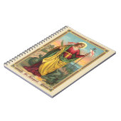 St. Margaret met Dragon en reurrection Banner Notitieboek (Linkerzijde)