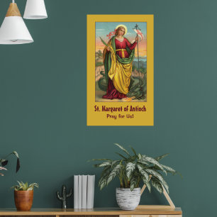 St. Margaret met Dragon en reurrection Banner Poster
