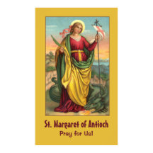St. Margaret met Dragon en reurrection Banner