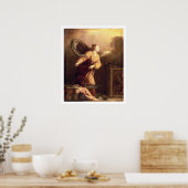 St. Margaret naast de verdwenen duivel (paneel) Poster (Keuken)