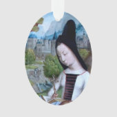 St. Margaret of Antioch (detail; M 070) Acrylyl Ornament (voorkant)