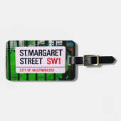 St. Margaret Street - Stad van Westminster Bagagelabel (Voorkant horizontaal)