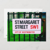 St. Margaret Street - Westminster Briefkaart (Voorkant / Achterkant)