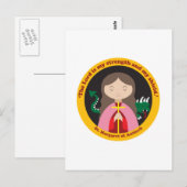 St. Margaret van Antioch Briefkaart (Voorkant / Achterkant)