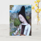 St. Margaret van Antioch (detail; M 070)-kaart Kaart (Gele Bloem)