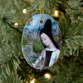 St. Margaret van Antioch (detail; M 070) Keramisch Ornament