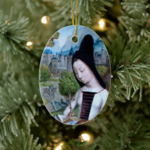 St. Margaret van Antioch (detail; M 070) Keramisch Ornament