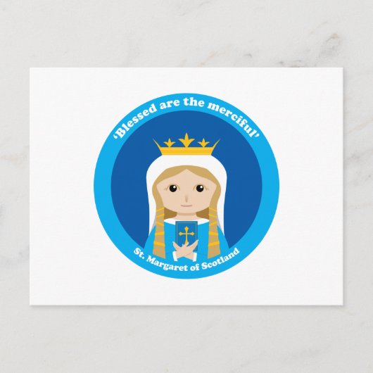 St. Margaret van Schotland Briefkaart (Voorkant)