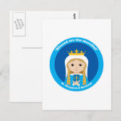 St. Margaret van Schotland Briefkaart (Voorkant / Achterkant)