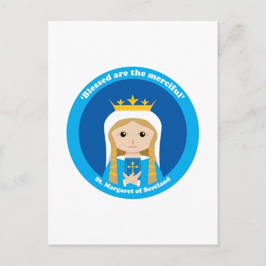 St. Margaret van Schotland Briefkaart (Voorkant)
