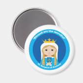 St. Margaret van Schotland Magneet (Voorkant / Achterkant)