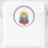 St. Margaret van Schotland Ronde Sticker (Tas)
