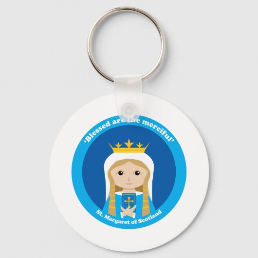 St. Margaret van Schotland Sleutelhanger (Voorkant)