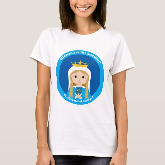 St. Margaret van Schotland T-shirt (Voorkant)