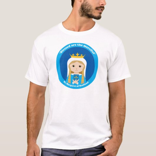 St. Margaret van Schotland T-shirt (Voorkant)