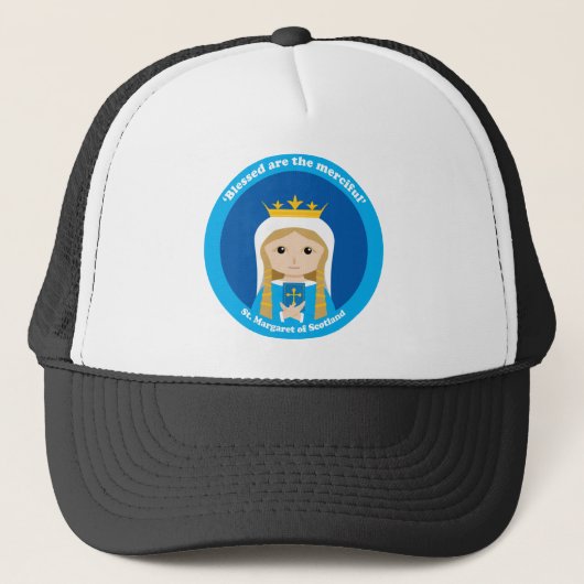 St. Margaret van Schotland Trucker Pet (Voorkant)
